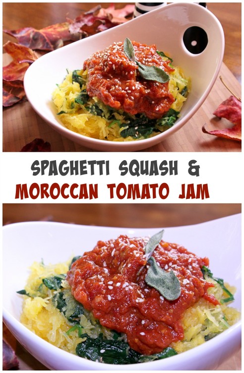 Spaghetti Squash with Moroccan Tomato Jam | She's Cookin' | from the heart