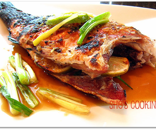 poisson grille (grilled fish)